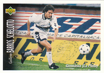 Guillermo Barros Schelotto Gimnasia 1995 Upper Deck Futbol Argentina #130